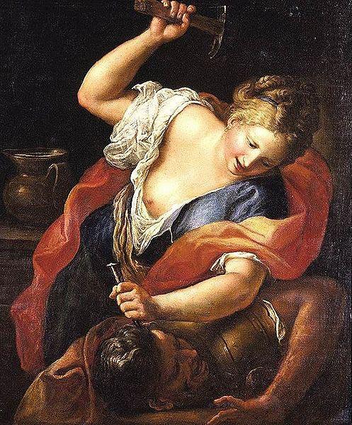 Jael and Sisera, Gregorio Lazzarini